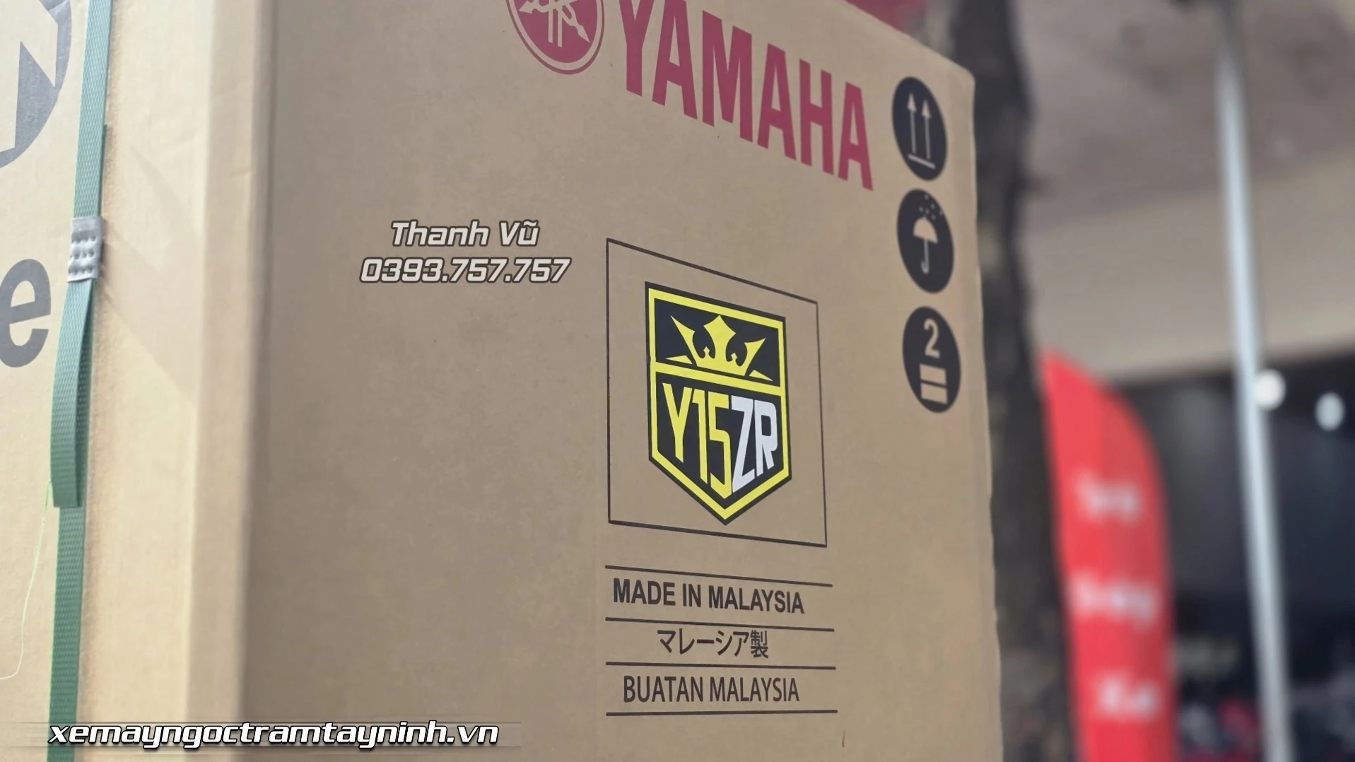 Xe Máy Ngọc Trâm Tây Ninh bàn giao Yamaha Y15ZR SE cho anh trai VIP 4 Xe May Ngoc Tram Tay Ninh ban giao Yamaha Y15ZR SE cho anh trai VIP 2