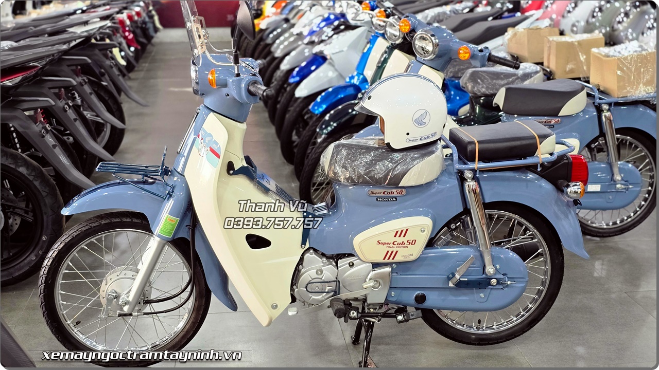 Vi sao Honda Super Cub 50 Final Edition ban Custom duoc khach hang lon tuoi yeu thich va tim ve Ngoc Tram Tay Ninh dat xe 15