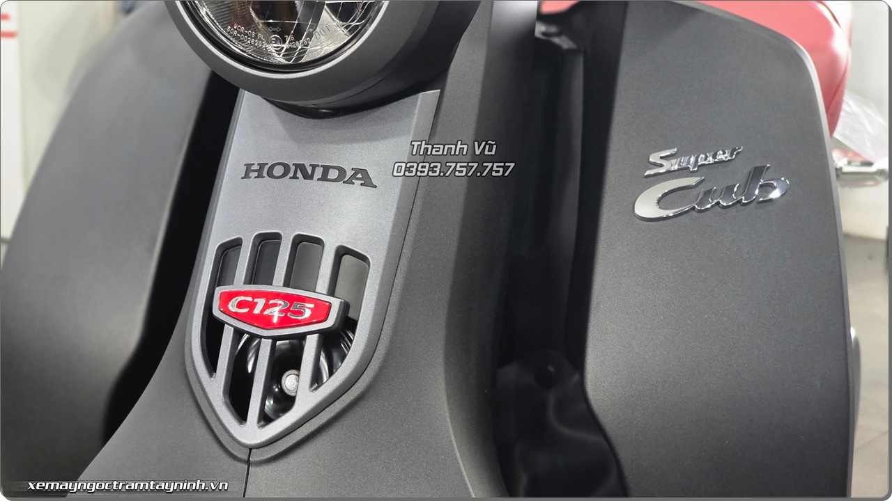 Honda Super Cub C125 ABS 2026 - Thái Lan 13 mau den nham Honda Super Cub C125 ABS 2026 – Thai Lan 14