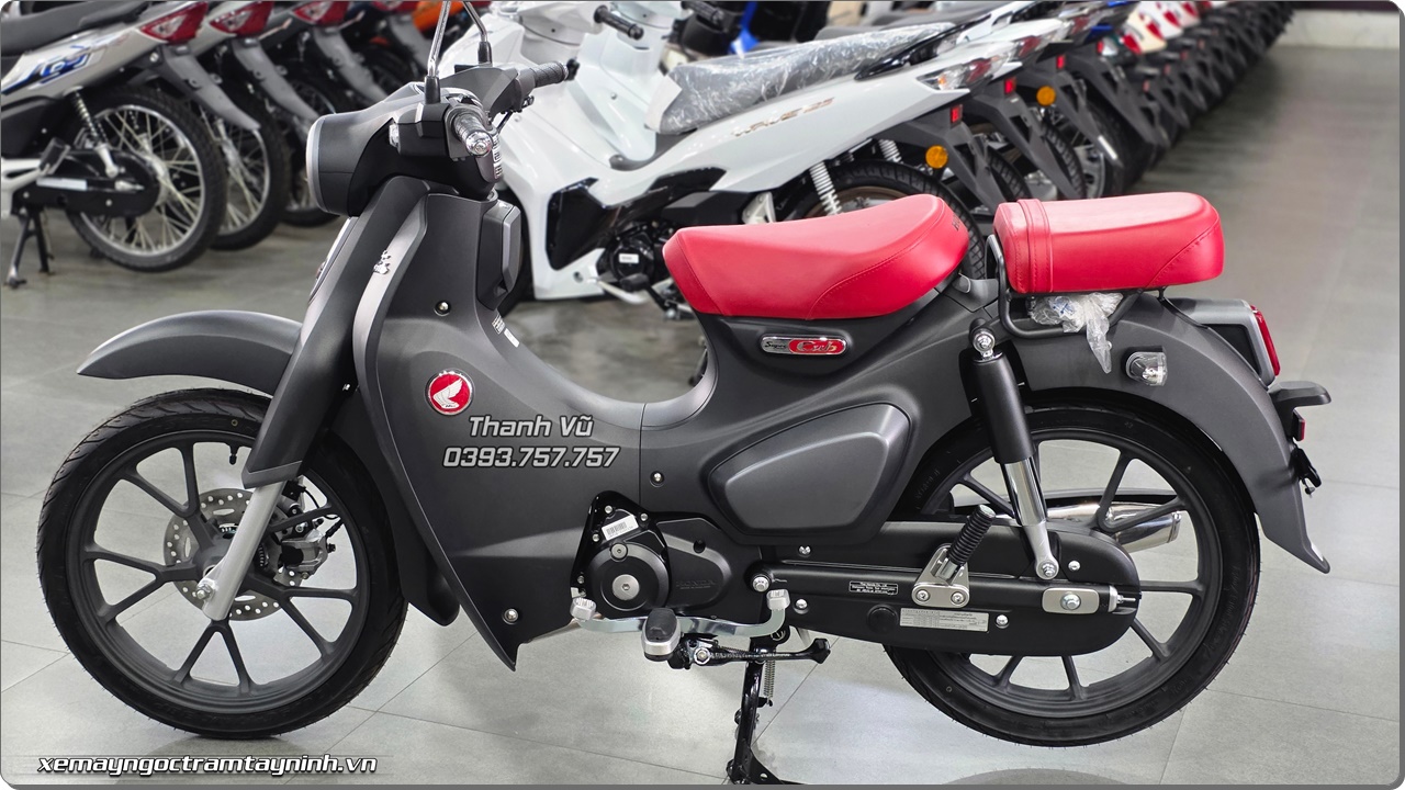 Honda Super Cub C125 ABS 2026 - Thái Lan 25 mau den nham Honda Super Cub C125 ABS 2026 – Thai Lan 3
