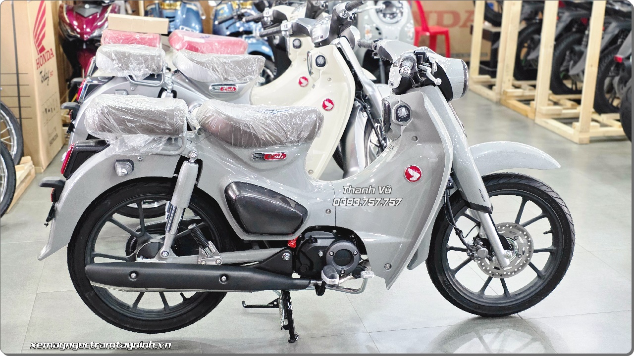 Honda Super Cub C125 ABS 2026 - Thái Lan 32 mau xi mang Honda Super Cub C125 ABS 2026 Thai Lan 1