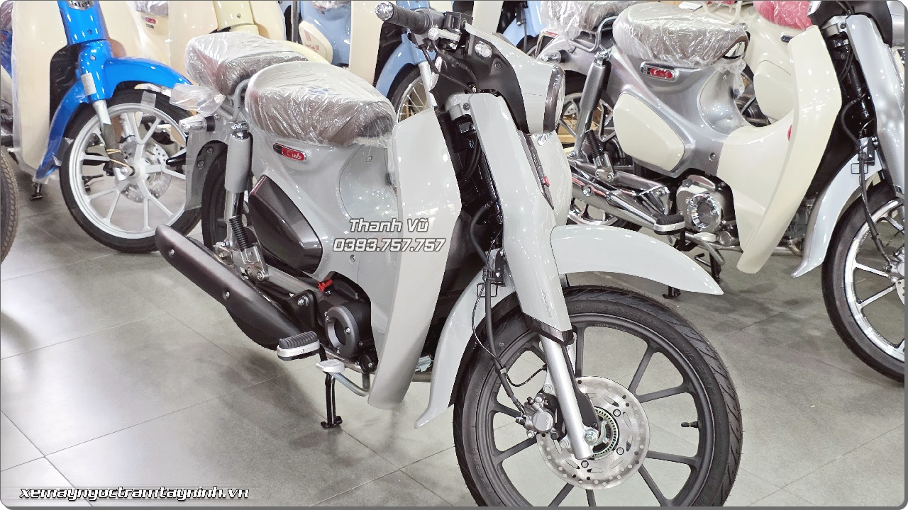 Honda Super Cub C125 ABS 2026 - Thái Lan 37 mau xi mang Honda Super Cub C125 ABS 2026 Thai Lan 10