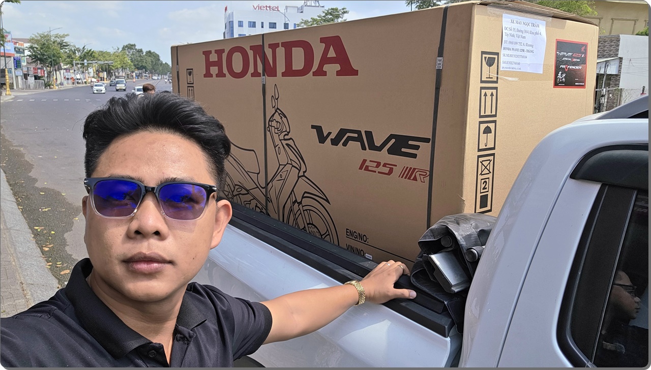 Buoi giao xe Honda Wave 125 R Special Edition Profender tai Ngoc Tram Tay Ninh 2