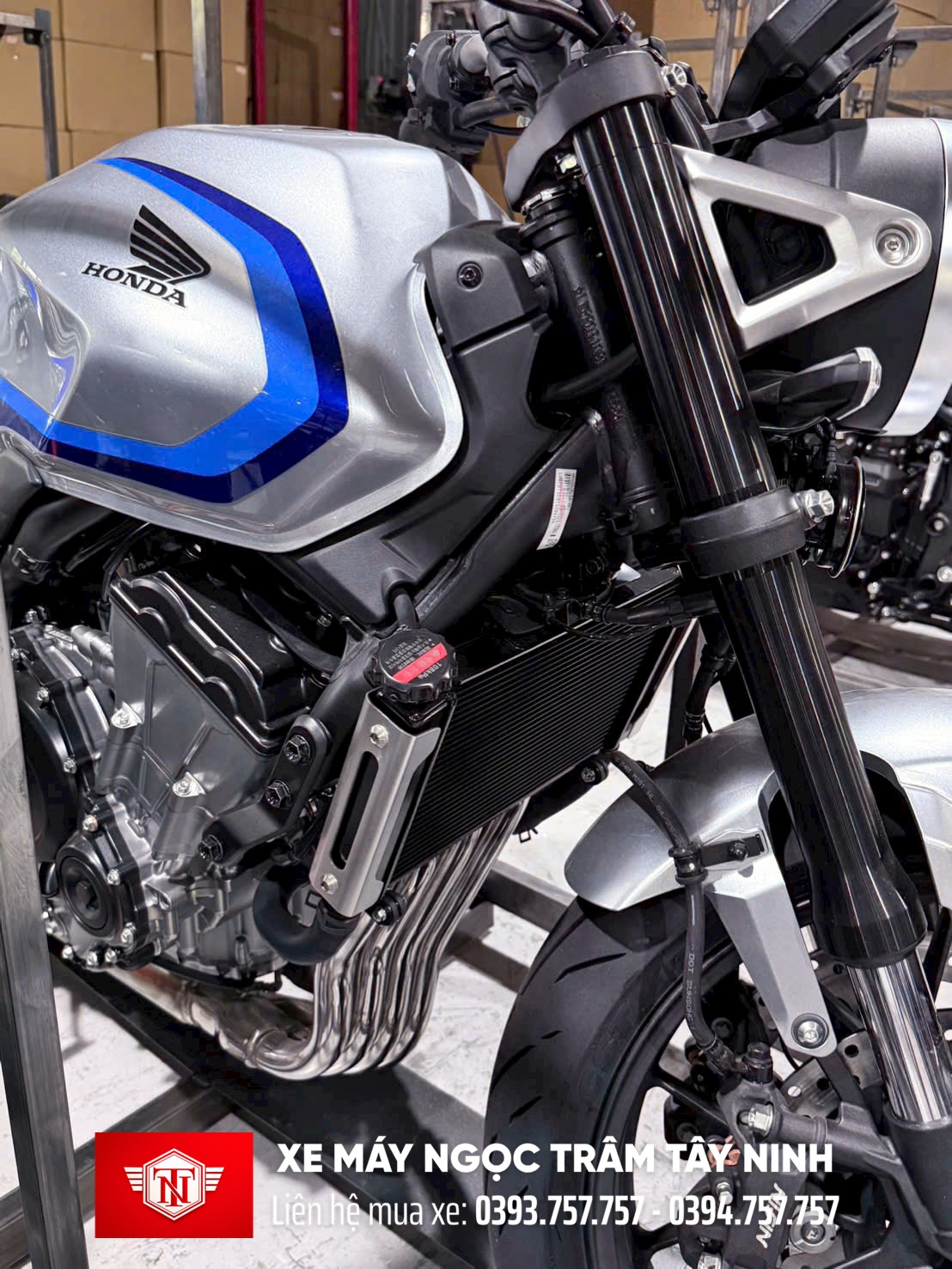 Xe Máy Ngọc Trâm Tây Ninh chính thức phân phối xe nhập khẩu: cặp đôi Honda CB500SF Super Four và Honda CBR500R Four 2026 đã về Việt Nam 14 Honda CB500SF Super Four va Honda CBR500R Four 2026 7