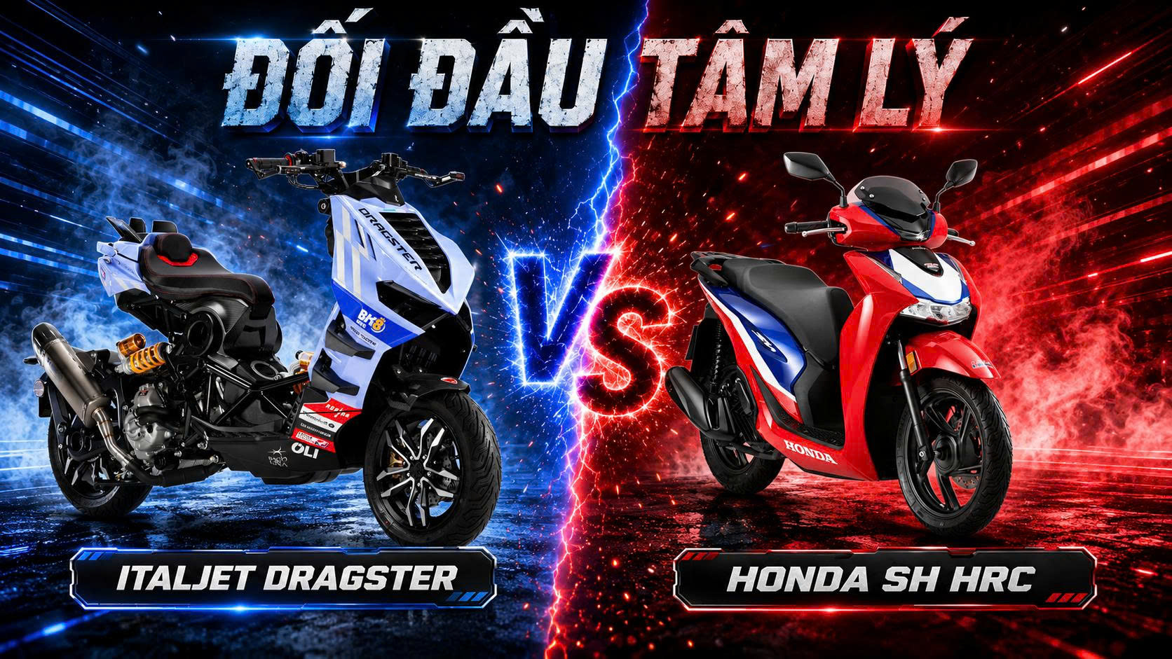 Honda SH Y HRC 2026 va Italjet Dragster 300 Gresini Edition Dau tam ly gioi choi xe suu tam XE SO DEP