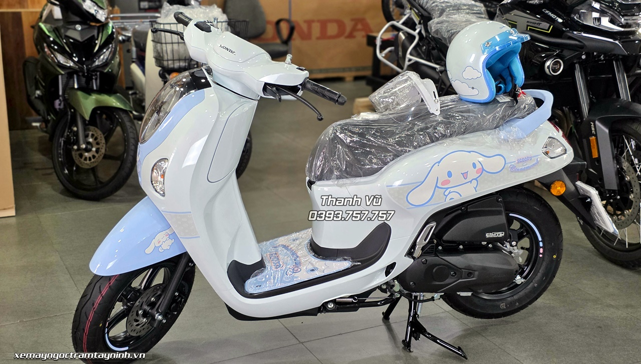 Honda Scoopy Cinnamoroll 2026 gây sốt đã chính thức về đến Xe Máy Ngọc Trâm Tây Ninh 11 Honda Scoopy Cinnamoroll 2026 gay sot da chinh thuc ve den Xe May Ngoc Tram Tay Ninh 10