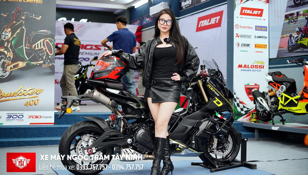 Ngọc Trâm Tây Ninh chính thức phân phối Italjet Dragster 700 Twin Premium Edition – siêu phẩm 700cc giới hạn chỉ 25 xe tại Việt Nam năm 2026 13 Italjet Dragster 700 Twin Premium Edition Xe May Ngoc Tram Tay Ninh 99