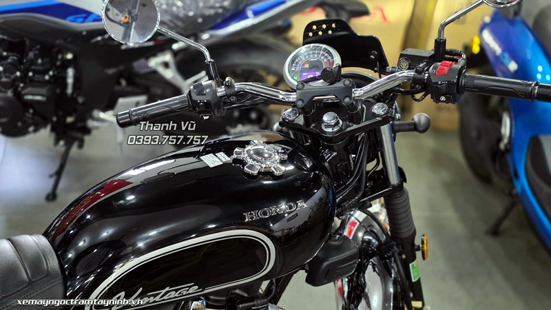 Honda CGX 150 2026 Vintage đen custom bàn giao khách hàng Châu Thành, Tây Ninh 12 Honda CGX 150 2026 Vintage den custom 1
