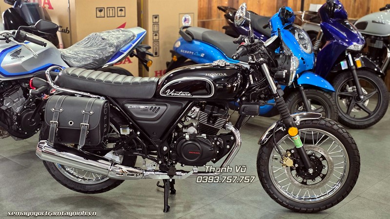 Honda CGX 150 2026 Vintage đen custom bàn giao khách hàng Châu Thành, Tây Ninh 9 Honda CGX 150 2026 Vintage den custom 5