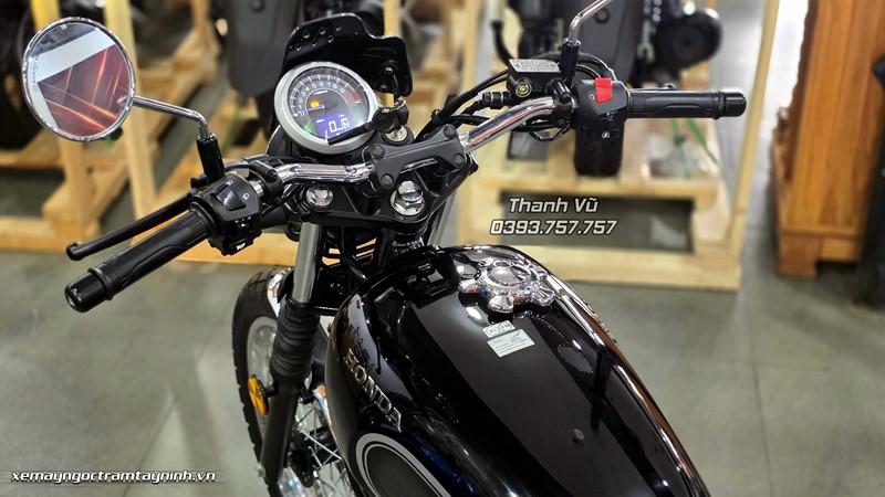 Honda CGX 150 2026 Vintage đen custom bàn giao khách hàng Châu Thành, Tây Ninh 13 Honda CGX 150 2026 Vintage den custom 8