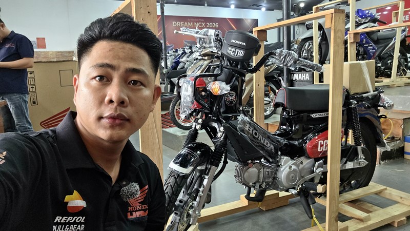 Đóng thùng Honda Cross Cub Kumamon bản giới hạn, chốt giao anh khách phương xa ngày 17/7/2026 1 Honda Cross Cub Kumamon 1