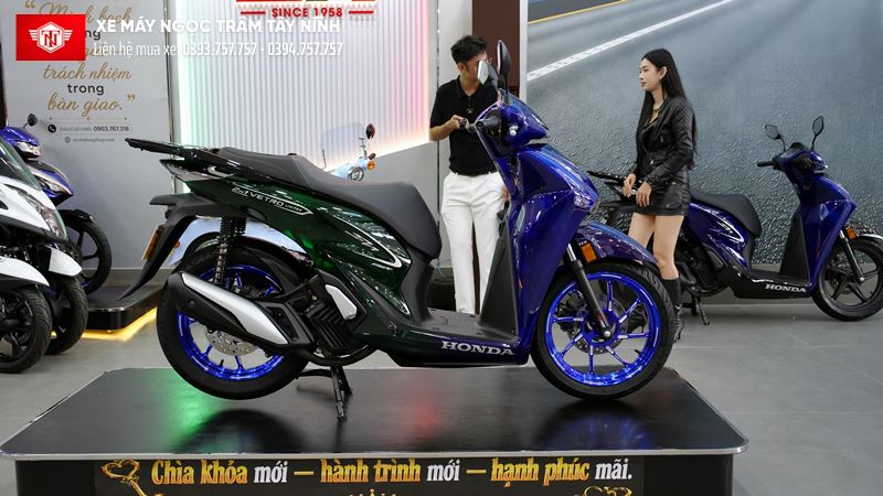 Xe May Ngoc Tram Tay Ninh chinh thuc tro thanh dai ly phan phoi Honda SH150i Italy Super Vetro 2 in 1 19