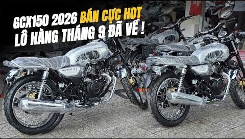 Honda CGX 150 2026 Vintage tháng 9 cập bến