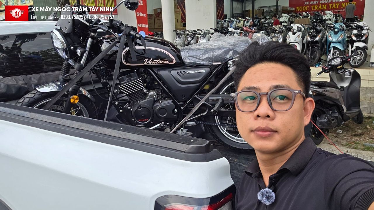 Honda CGX150 Vintage Custom đen bóng – Khách chốt xe, giao tận nơi về Bến Tre 2 Honda CGX150 Vintage Custom đen bóng – Khách chốt xe, giao tận nơi về Bến Tre